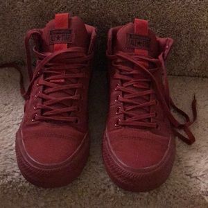 Red high tops